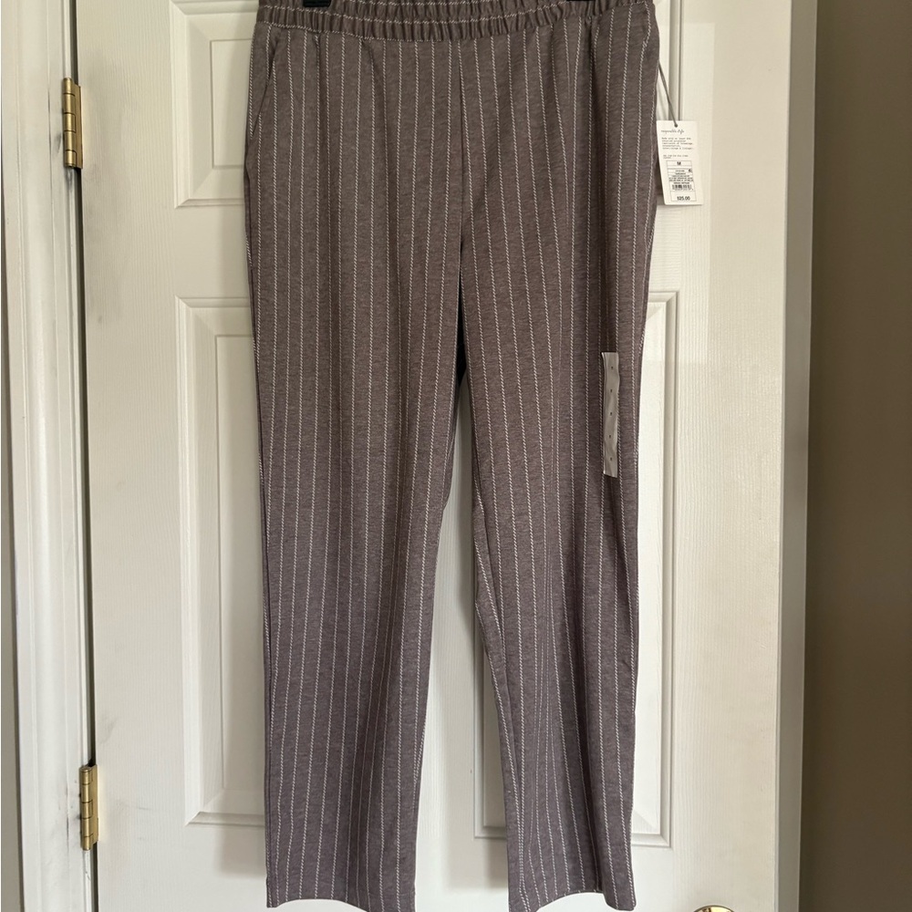 Target Charcoal Pinstripe Dress Pants